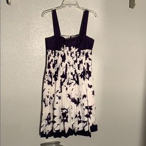 Blue and white Fit and Flare sundress